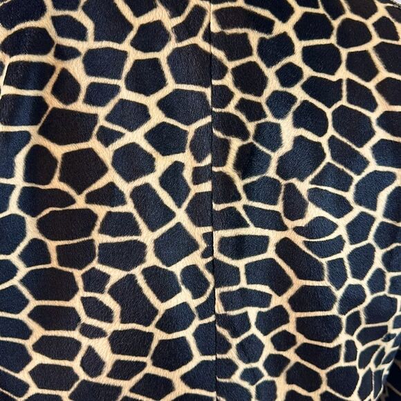 Elliott Lauren Luxurious  Short Jacket Size 4 Giraffe Animal Print - Picture 3 of 8